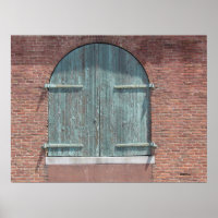 Poster - Porte d'entrepôt