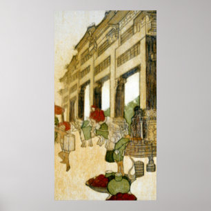 Poster Porte des rois Wei-hai-wei - Bertha Lum - 1922