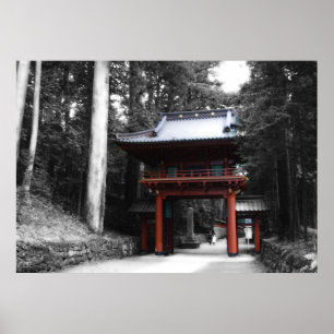 Poster Porte japonaise antique