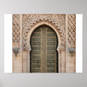 Poster Porte marocaine