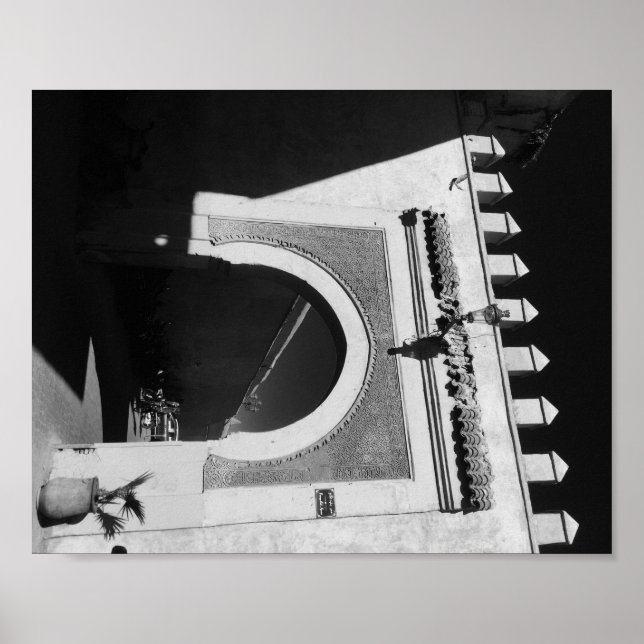 Poster Porte marocaine (Devant)