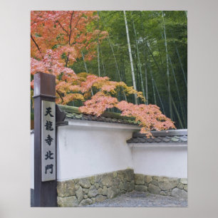 Poster Porte Nord du Temple Tenryuji