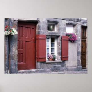 Poster Porte Rouge de la Rue du Petit Fort