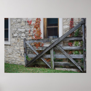 Poster Porte Rustique Flint Hills