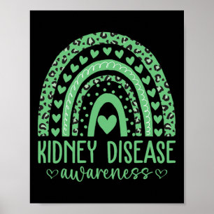 Poster Porter Green Kidney Maladie Mois de sensibilisatio