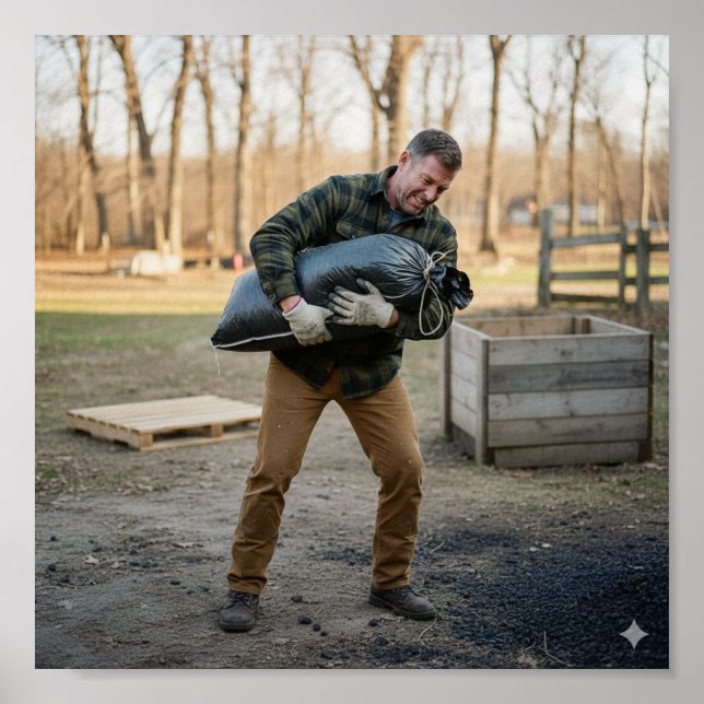 Poster Porter le charbon (Devant)