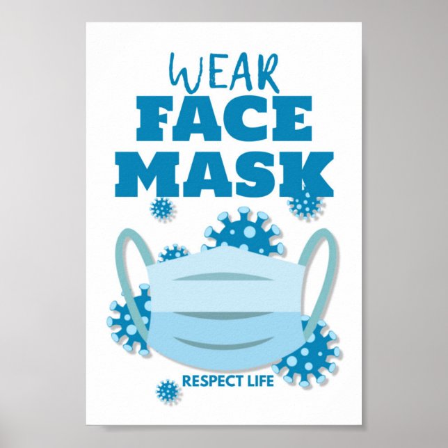Poster Porter le masque (Devant)