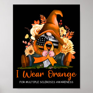 Poster Porter Orange pour la sclérose en plaques