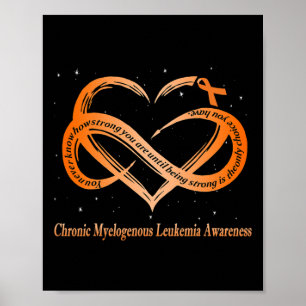 Poster Porter Orange Pour Leucémie Myelogène Chronique Wa