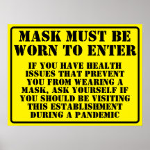 Porter un message de masque