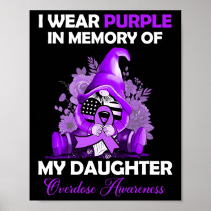 Poster Porter Violet Pour Ma Fille Surdose Sensibilisatio