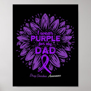 Poster Porter Violet Pour Mon Père Tournesol Drogue Overd