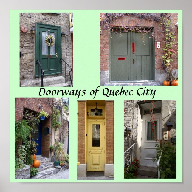 Poster Portes de Québec (Devant)
