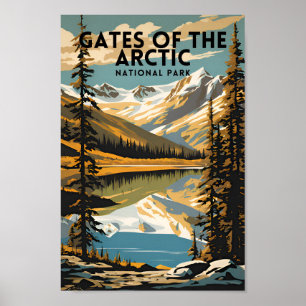 Poster Portes du parc national de l'Arctique