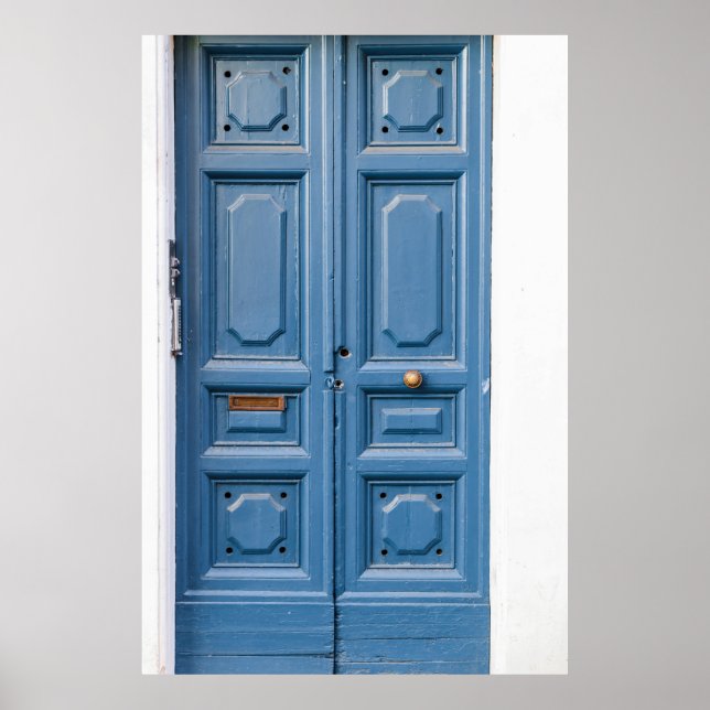 Poster PORTES EN BOIS Brown À PANNEAU (Devant)