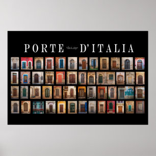 Poster Portes italiennes (d'Italia de Porte)