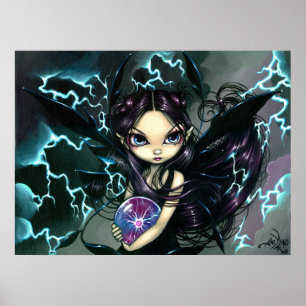 Poster Porteur de foudre ART PRINT Fée de l'orage