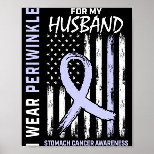 Poster Portez du Periwinkle pour le cancer de l'estomac d
