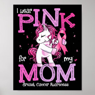 Poster Portez Le Rose Pour Ma Maman Chemise Le Cancer du 