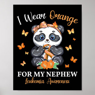 Poster Portez Orange Pour Mon Neveu Sensibilisation à la