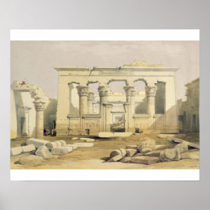 Poster Portico of the Temple of Kalabshah, from "Egypt an