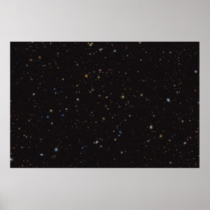Poster Portion De Ciel Avec Plus De 45 000 Galaxies Visib