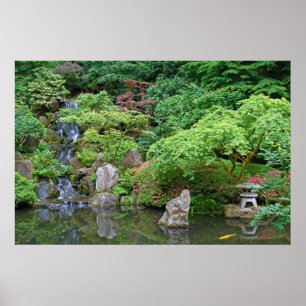 Poster Portland Jardin japonais