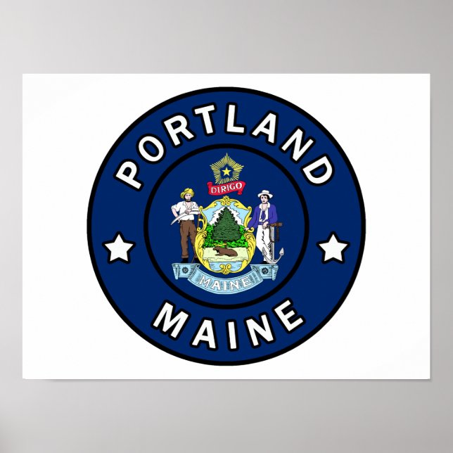 Poster Portland Maine (Devant)