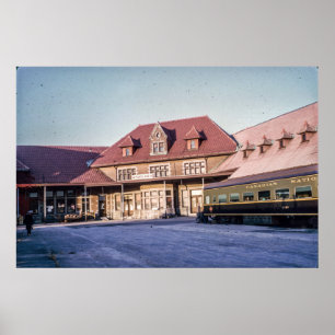 Poster Portland, Maine Grand Trunk Station 1964
