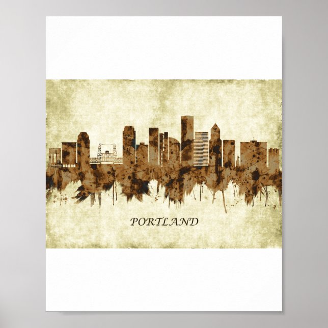Poster Portland Oregon (Devant)