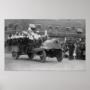 Poster Portland, OU Rose Festival Parade Flottes