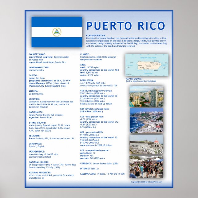 Poster Porto Rico (Devant)