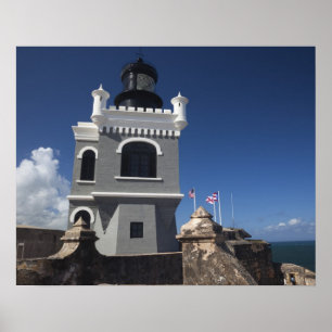 Poster Porto Rico, San Juan, Old San Juan, El Morro