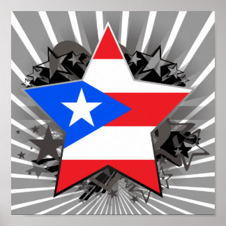 Poster Porto Rico Star