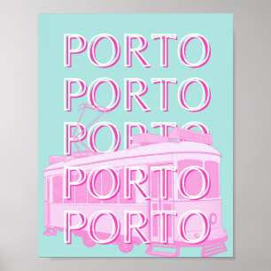 Poster Porto Travel Art, Portugal Travel Art