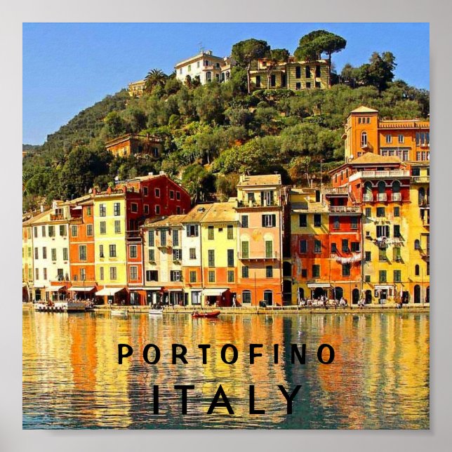 POSTER PORTOFINO ITALIE (Devant)