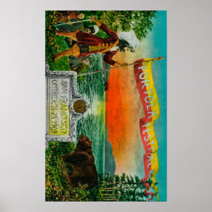 Poster Portola Festival Publicité (explorateur)