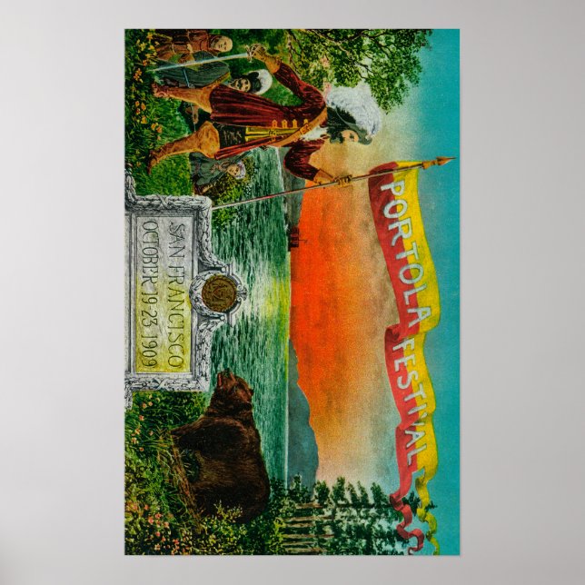 Poster Portola Festival Publicité (explorateur) (Devant)