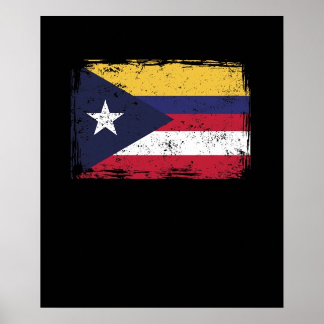 Poster Portoricain colombien (Devant)