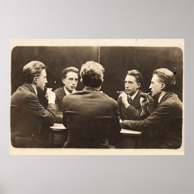 Poster Portrait à cinq voies de Marcel Duchamp Beaux-Arts (Devant)