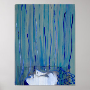 Poster Portrait Abstrait moderne