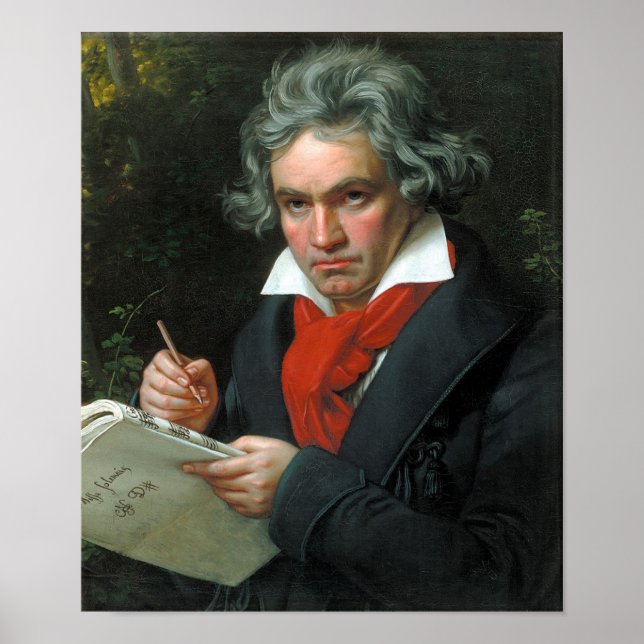 Poster Portrait Beethoven (Devant)