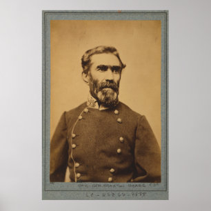 Poster Portrait Braxton Bragg (entre 1861 et 1865)