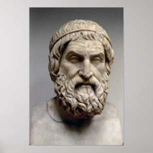 Poster Portrait bust of Sophocles
