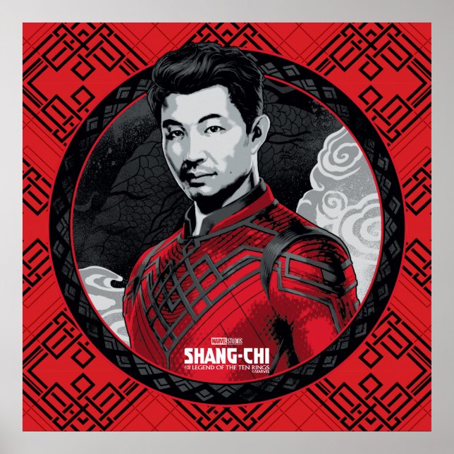 Poster Portrait circulaire Shang-Chi (Devant)