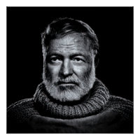 Portrait classique Ernest Hemingway