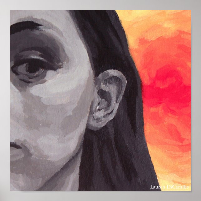 Poster Portrait couleur (Devant)