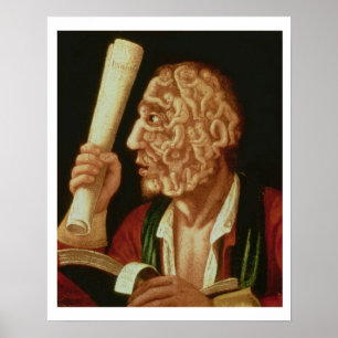 Poster Portrait d'Adam (huile)