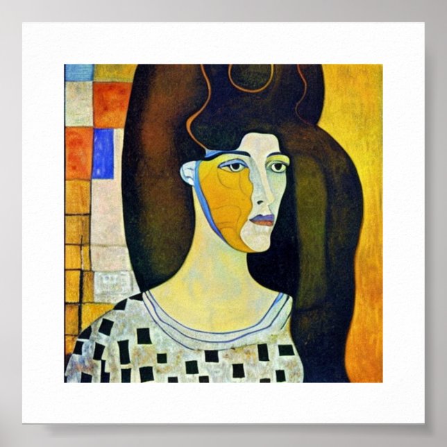 Poster Portrait d'Adele Bloch-Bauer Art (Devant)