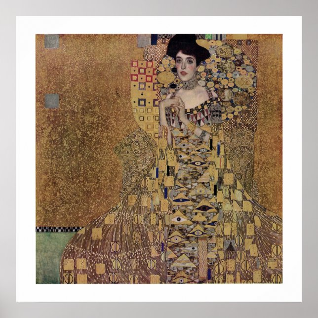 Poster Portrait d'Adele Bloch-Bauer I (Devant)